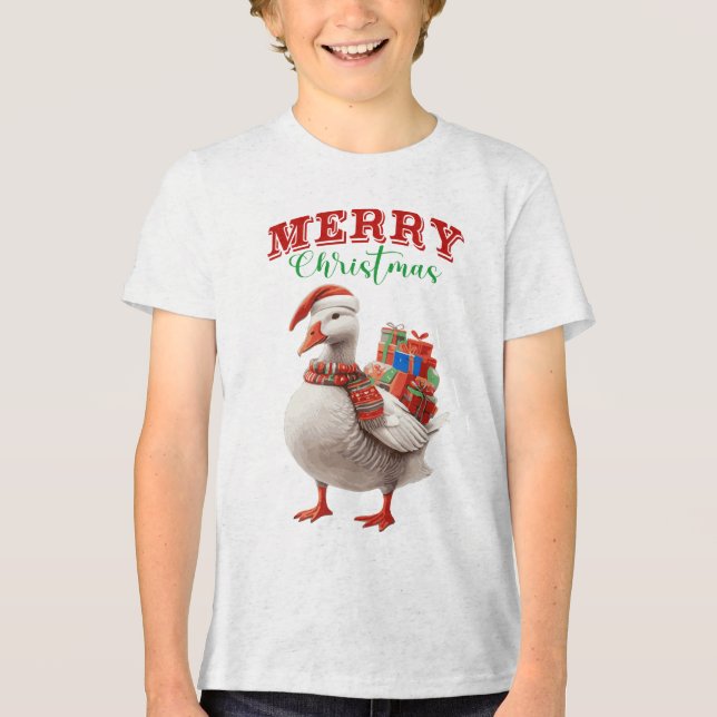 MERRY CHRISTMAS 2026 Tri-Blend SHIRT (Vorderseite)