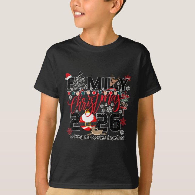 Merry Christmas 2026 Women, Men Shirt  (Vorderseite)