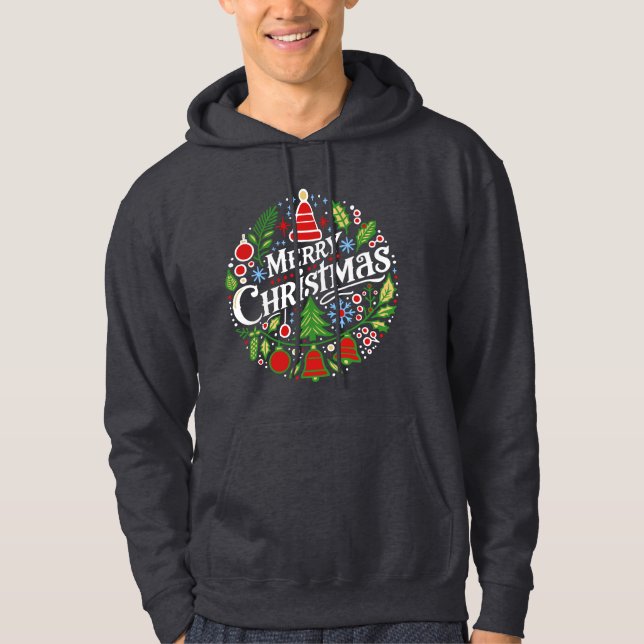 Merry Christmas 3 Hoodie (Vorderseite)