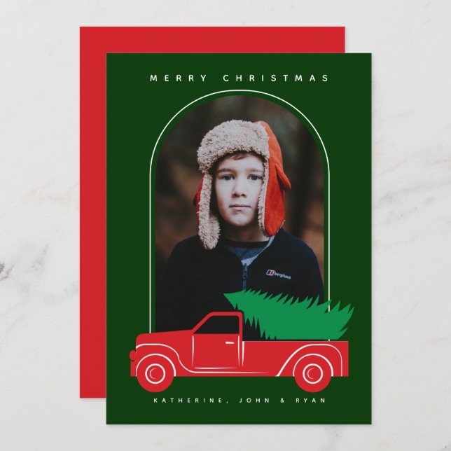 MERRY CHRISTMAS Add Your Foto (Vorne/Hinten)