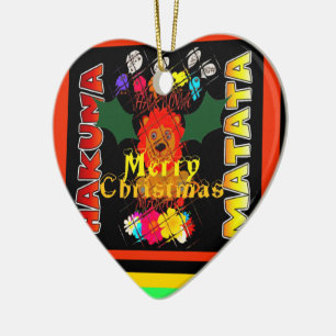 Merry Christmas and a Happy New Year Keramik Ornament