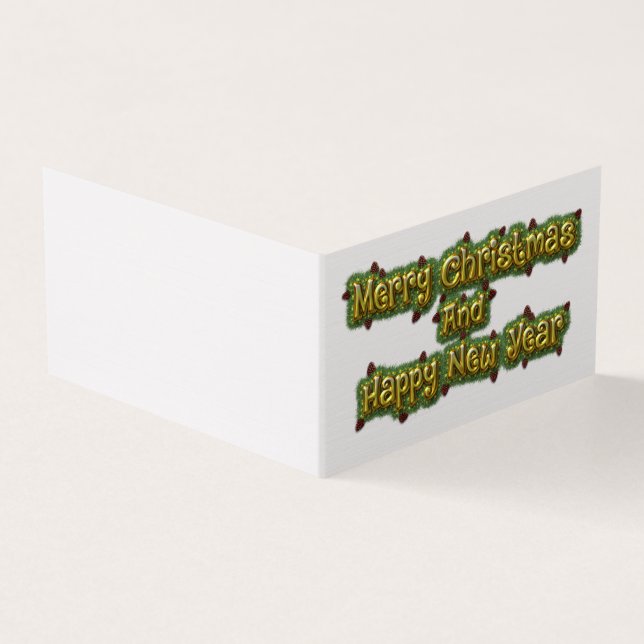 Merry Christmas And Happy New Year (Vorderseite)