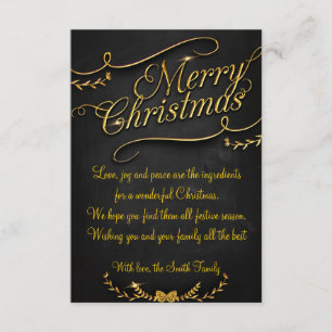 Merry Christmas and Happy New Year Einladung