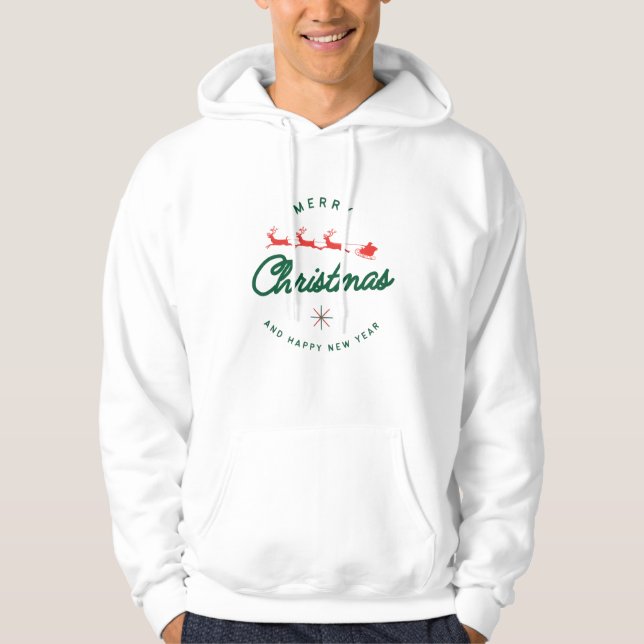 Merry Christmas and happy New Year  Hoodie (Vorderseite)