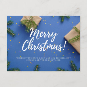 Merry Christmas and Happy New Year Postkarte