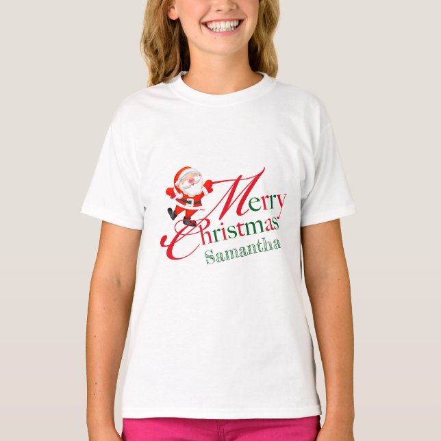 Merry Christmas and Happy New Year T-Shirt (Vorderseite)