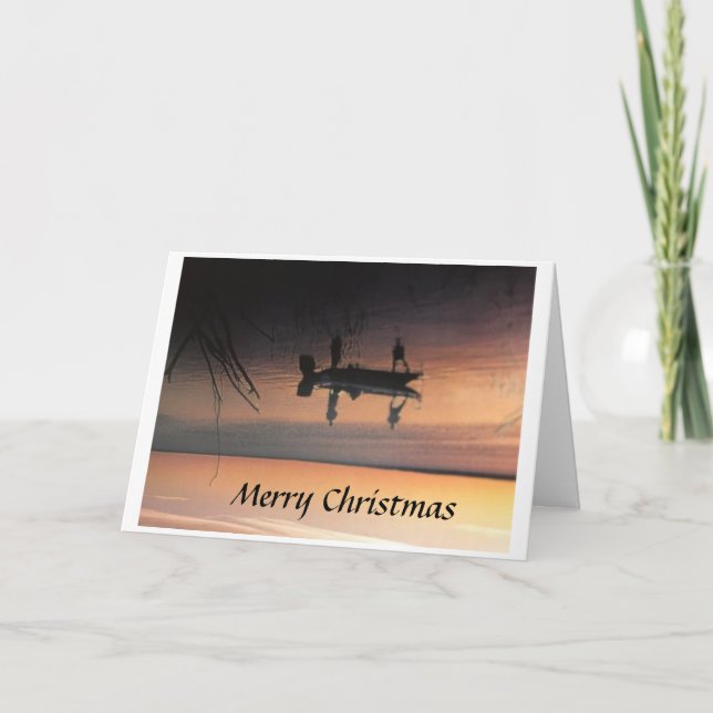 MERRY CHRISTMAS AUS ***DEM SEE*** KARTE (Vorderseite)