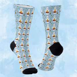 Merry Christmas Beekeeper Pattern Socken