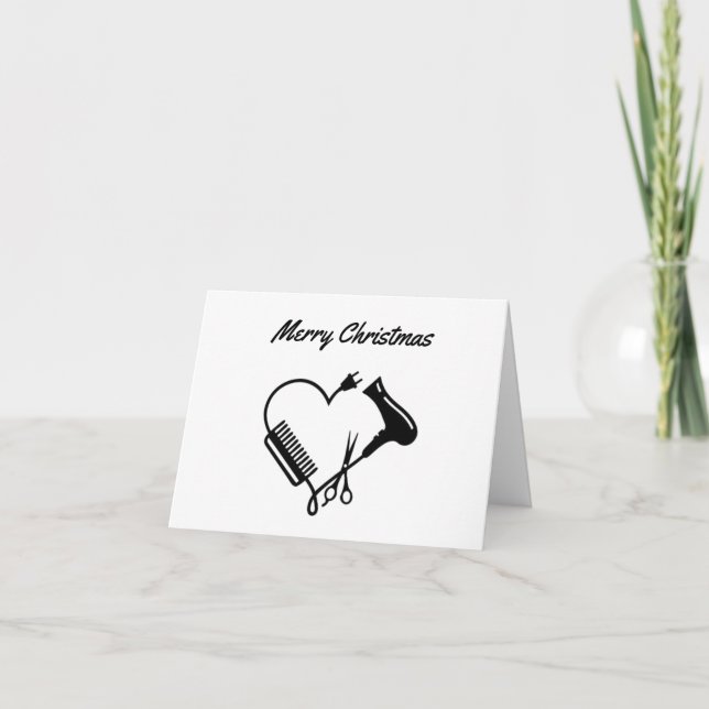 **MERRY CHRISTMAS** BIS ***MEIN STYLIST*** KARTE (Vorderseite)