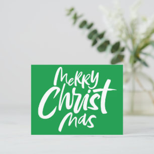 Merry CHRISTmas Briefe Christlich Jesus Christus Feiertagspostkarte