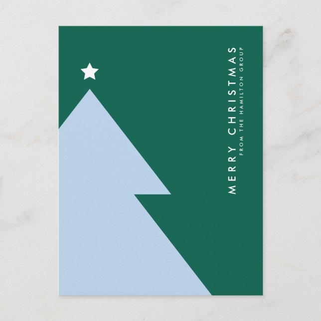 MERRY CHRISTMAS Business Company Postkarte (Vorderseite)