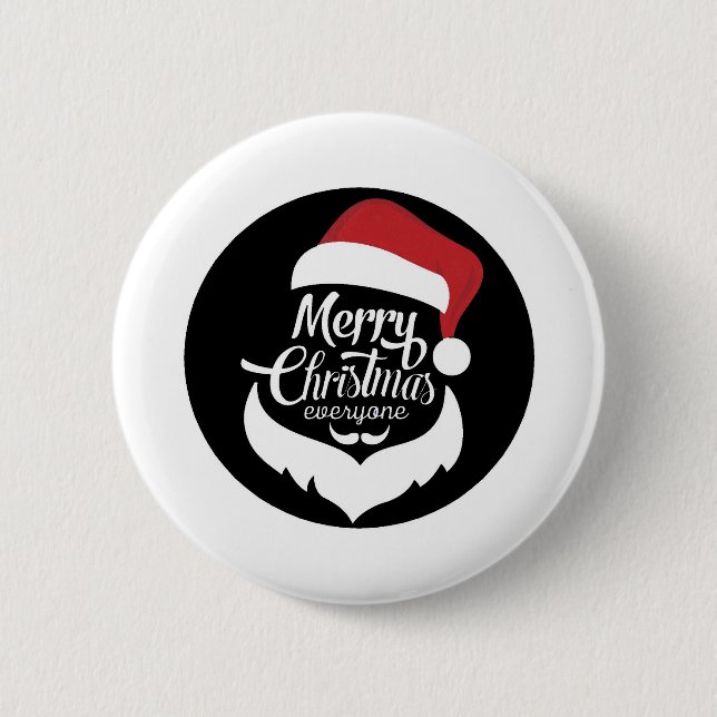 Merry Christmas Button (Vorderseite)