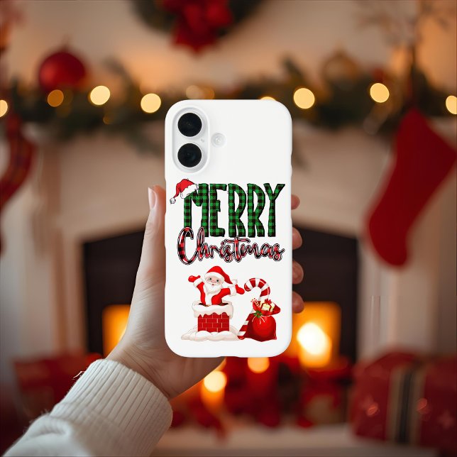 Merry Christmas by Santa - Apple iPhone 16 Case  (Von Creator hochgeladen)