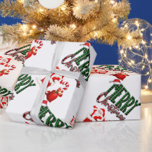 Merry Christmas by Santa- Matte Wrapping Paper