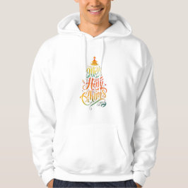 Merry Christmas Calligraphy Hoodie