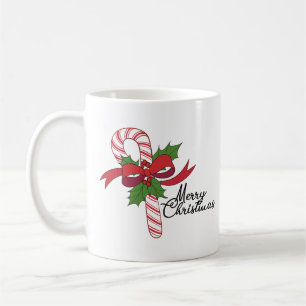 Merry Christmas Candy Cane Kaffeetasse