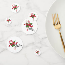 Merry Christmas Candy Cane Konfetti