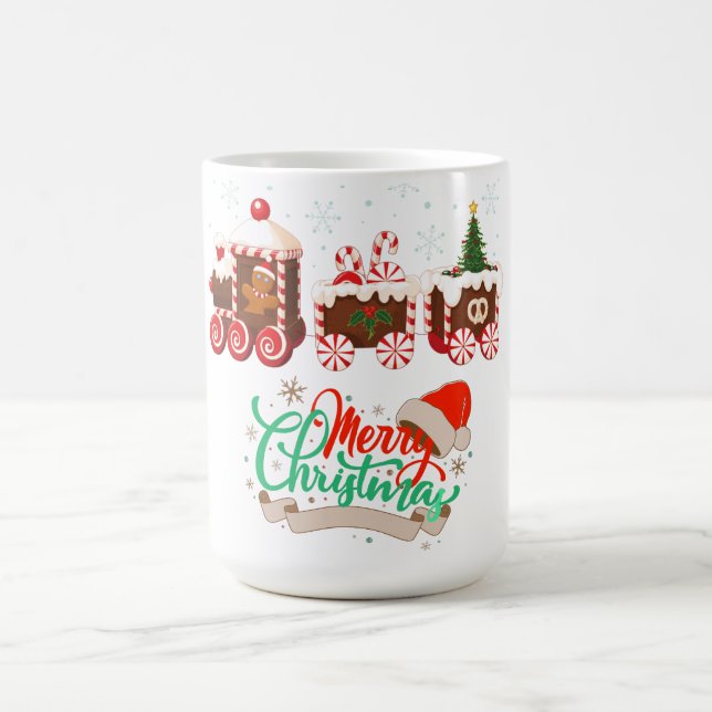 Merry Christmas Candy Train Kaffeetasse (Mittel)