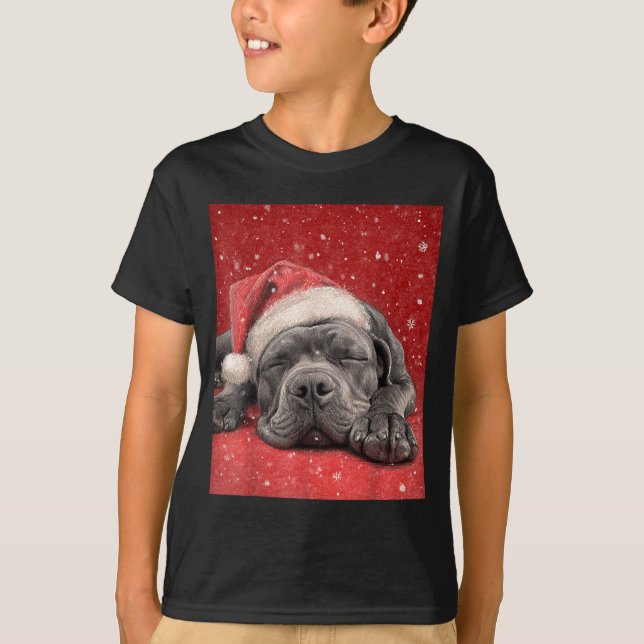 Merry Christmas Cane Corso  T-Shirt (Vorderseite)