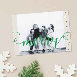 Merry CHRISTMAS Card Einladung