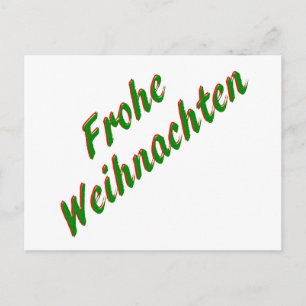 Merry Christmas card Feiertagspostkarte