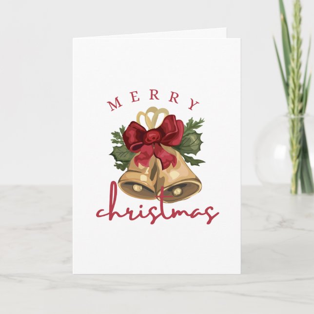 Merry Christmas Card Karte (Vorderseite)