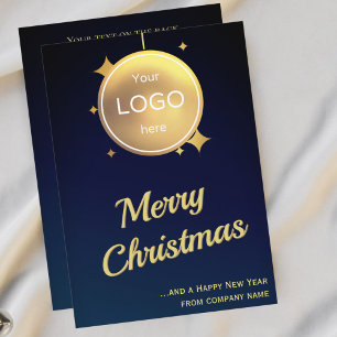 Merry Christmas Card Logo Corporate Holiday 2025 Feiertagskarte