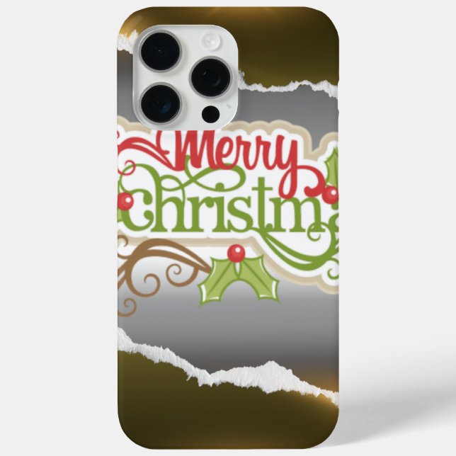 Merry Christmas  Case-Mate iPhone Hülle (Rückseite)
