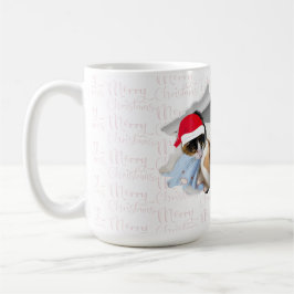 Merry Christmas cats and dogs mug Kaffeetasse