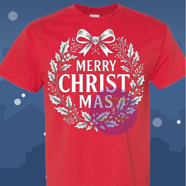 Merry CHRISTmas - Christian T-Shirt (Von Creator hochgeladen)