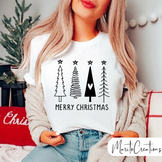 Merry Christmas,Christmas Tree, Funny Gift. T-Shirt (Von Creator hochgeladen)