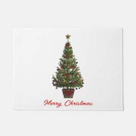 Merry Christmas. Christmas Tree Fußmatte