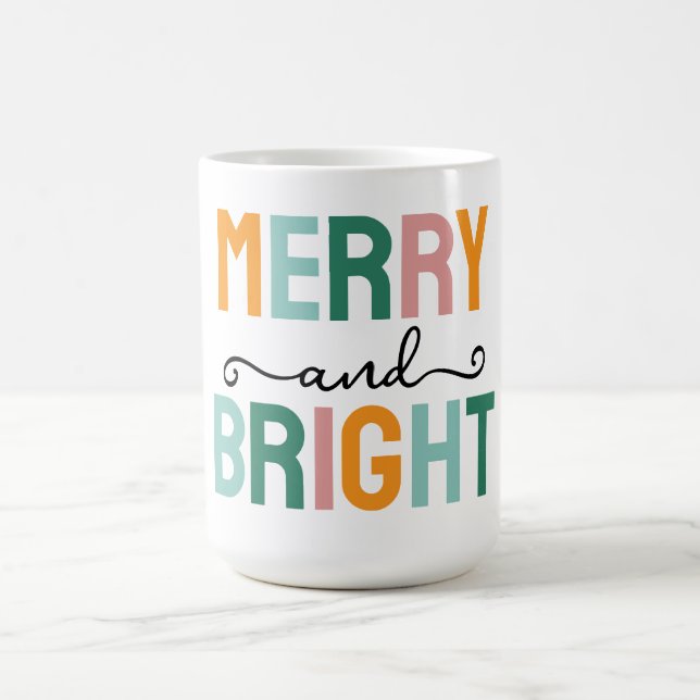 Merry Christmas Classical Unique Minimalist Plain Kaffeetasse (Mittel)