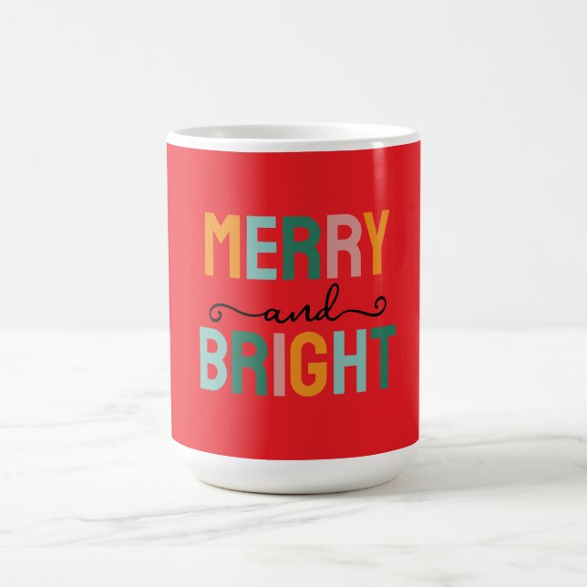 Merry Christmas Classical Unique Minimalist Plain Kaffeetasse (Mittel)