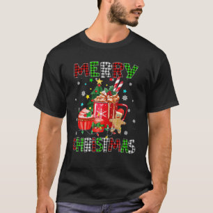 Merry Christmas Coffee Biscuit Lover Cookie Baker T-Shirt