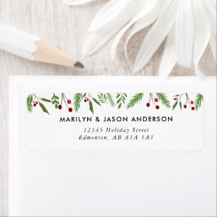 Merry Christmas Collage Custom Modern Holly
