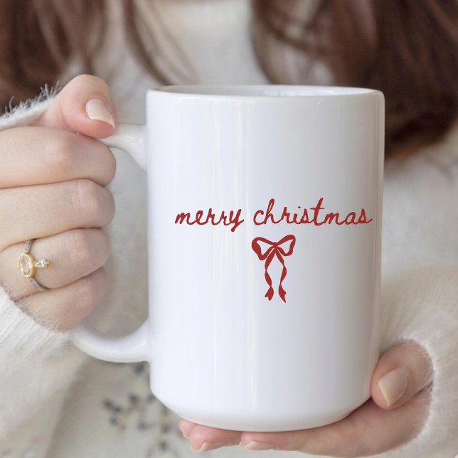 Merry Christmas Coquette Mug Gift for Her or Mom Kaffeetasse (christmas mug for mom, christmas gift for her, christmas mug for grandma, christmas mug for besties,)