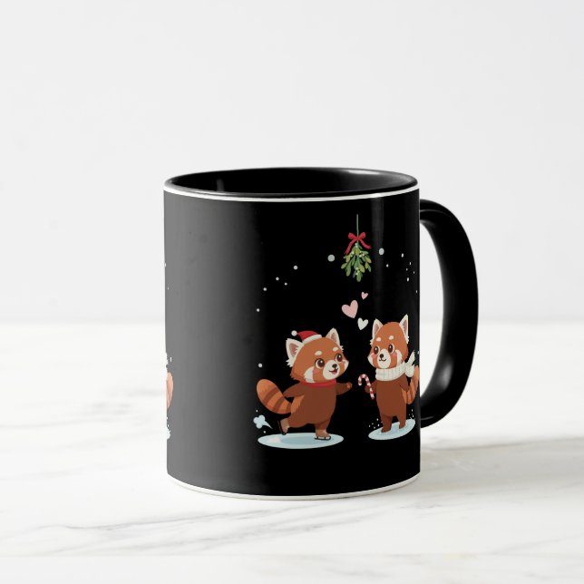 Merry Christmas Couple's Mug Tasse (VorderseiteRechts)