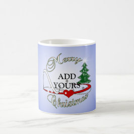 MERRY CHRISTMAS CUSTOMIZE IT-KAFFEE-TASSE TASSE