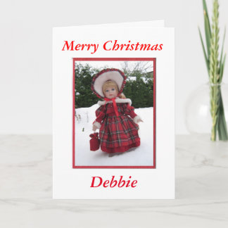 Merry Christmas Debbie Feiertagskarte