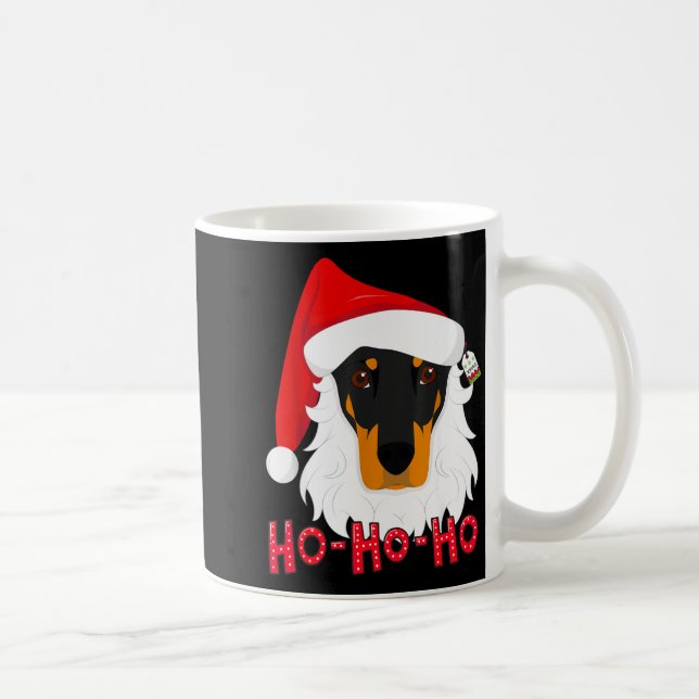 Merry Christmas Doberman Dog Tshir Xmast  Kaffeetasse (Rechts)