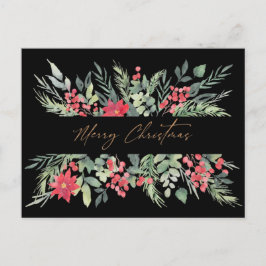 Merry Christmas elegant Postcard Postkarte