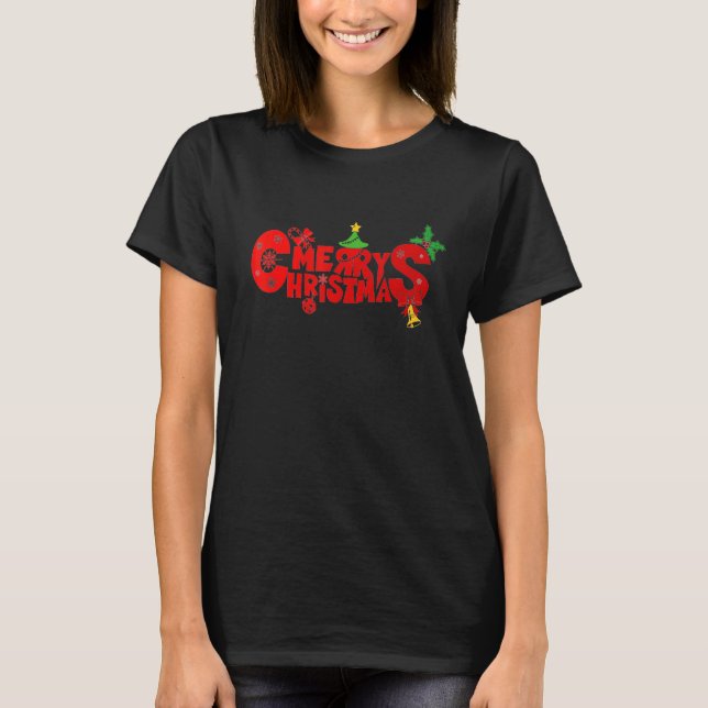 Merry Christmas  Family Merry Christmas  Christmas T-Shirt (Vorderseite)