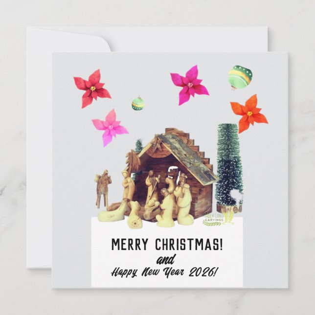 Merry Christmas! Feiertagskarte (Vorderseite)