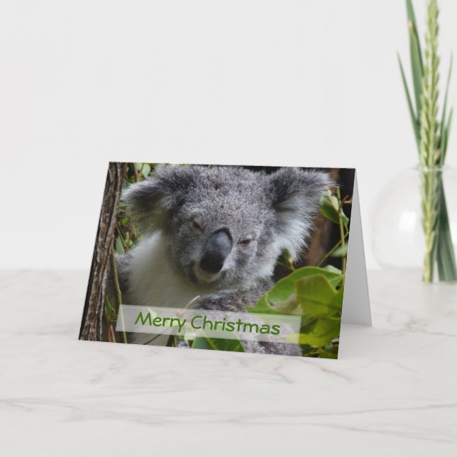 merry Christmas Feiertagskarte (Vorderseite)