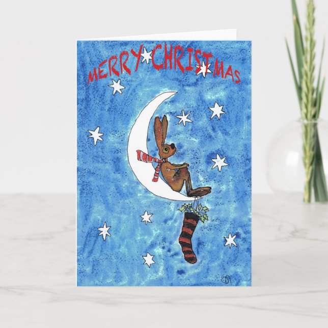 MERRY CHRISTMAS FEIERTAGSKARTE (Vorderseite)