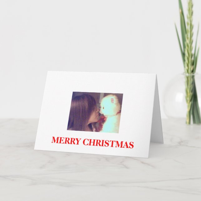 MERRY CHRISTMAS FEIERTAGSKARTE (Vorderseite)
