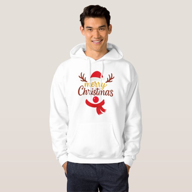 Merry Christmas Festive Hoodie (Vorne ganz)