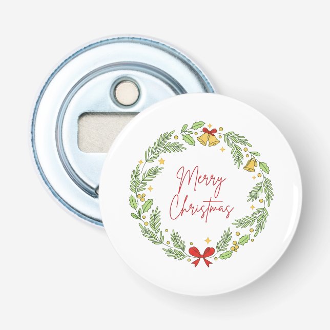 Merry Christmas Flaschenöffner (Vorderseite)