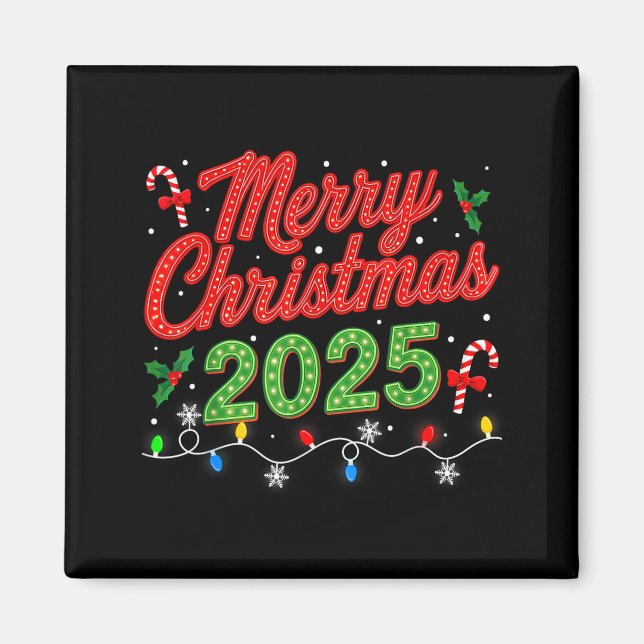Merry Christmas For Women Men Boys Youth Xmas  Magnet (Vorne)